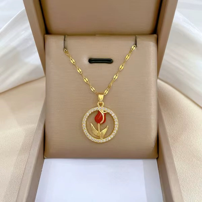 Luna Bloom Butterfly Tassel Necklace – Grace in Every Glimmer